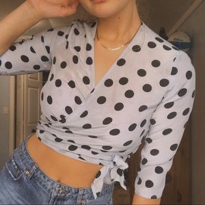 MIXIT cute tie crop top